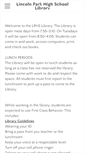 Mobile Screenshot of lphslibrary.org